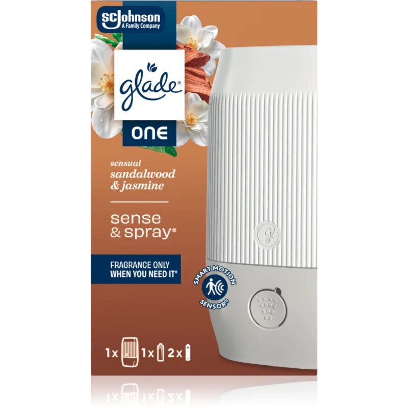 Glade ONE Sensual Sandalwood & Jasmine автоматичен освежител за въздух с пълнител 10 мл.