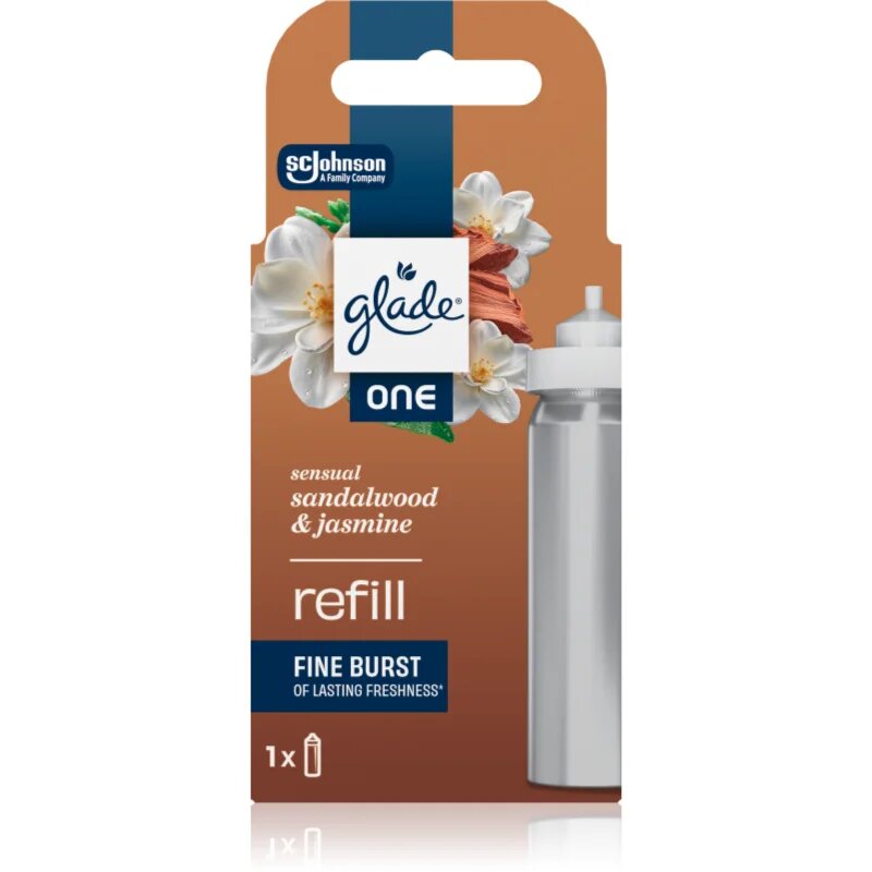 Glade ONE Sensual Sandalwood & Jasmine резервен пълнител за освежител за въздух 10 мл.