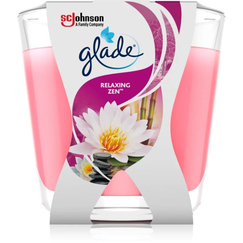 Glade Relaxing Zen ароматна свещ 70 гр.