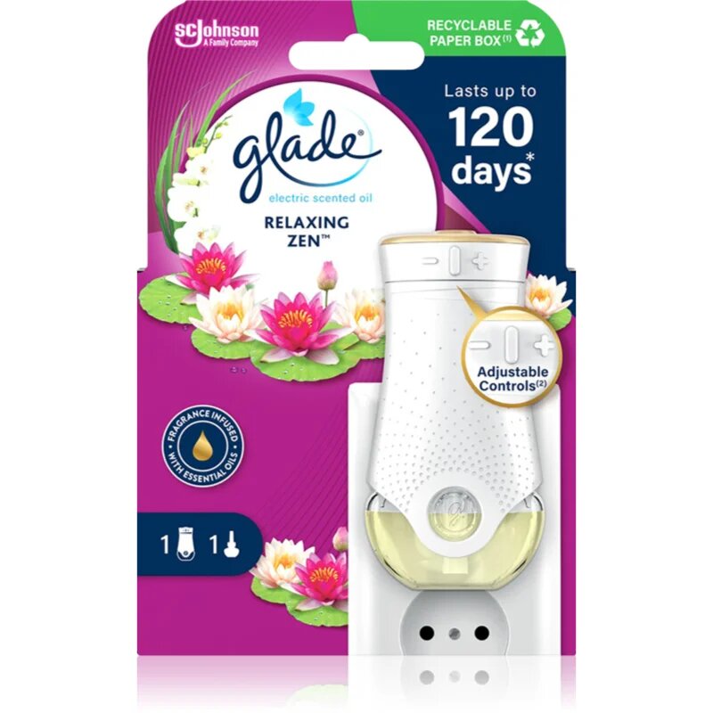 Glade Relaxing Zen електрически уред за освежаване на въздуха 20 мл.