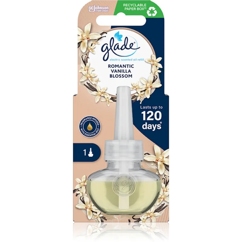 Glade Romantic Vanilla Blossom пълнител за електрически дифузер 20 мл.