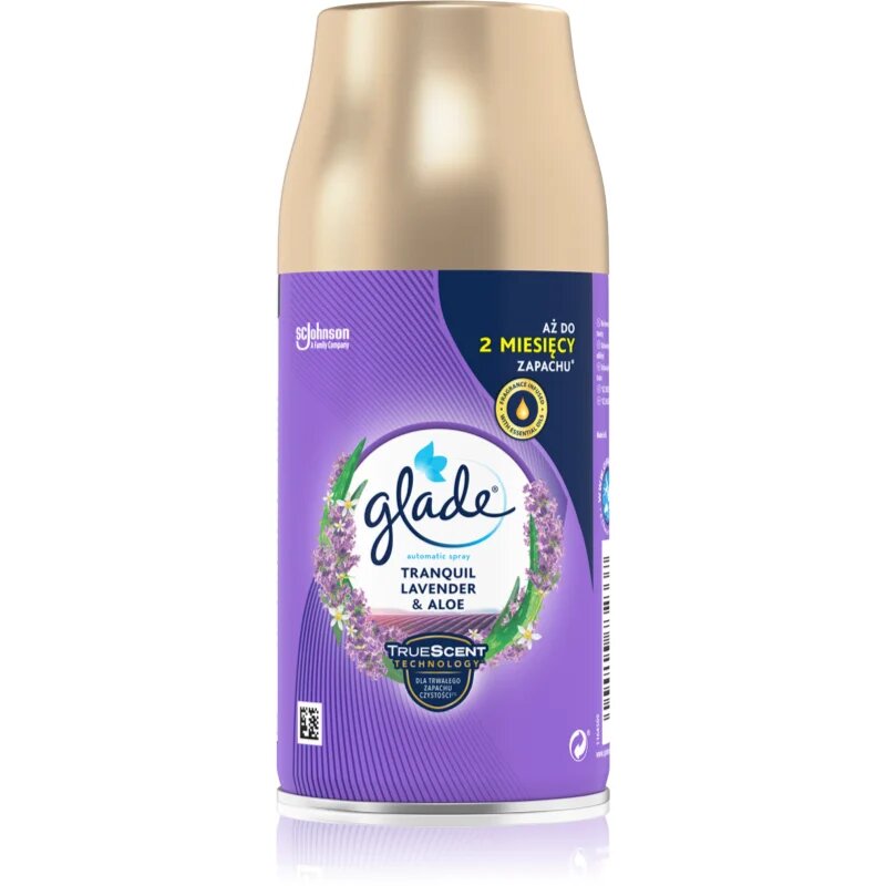 Glade Tranquil Lavender & Aloe автоматичен освежител на въздуха пълнител 269 мл.