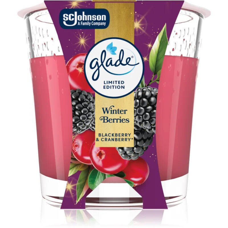 Glade Winter Berries ароматна свещ 112 гр.