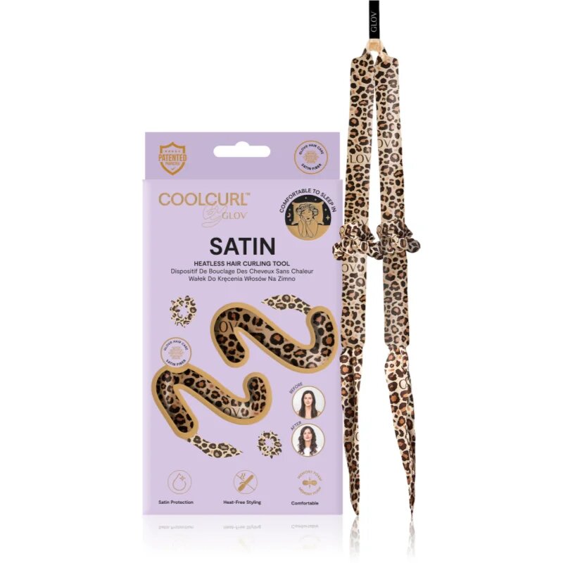 GLOV CoolCurl Satin Cheetah комплект за къдрене на косата