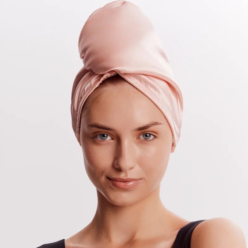 GLOV Double-Sided Hair Towel Wrap хавлия За коса цвят Pink 1 бр.