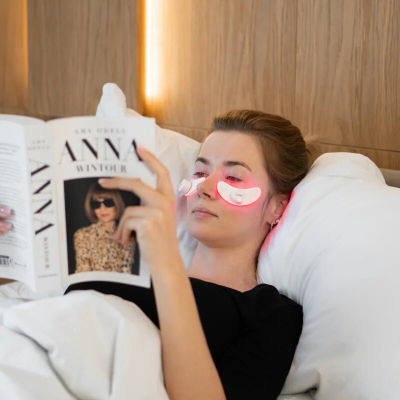 GLOV LunaEye Therapy Patches третираща LED маска против тъмни кръгове под очите 1 бр.