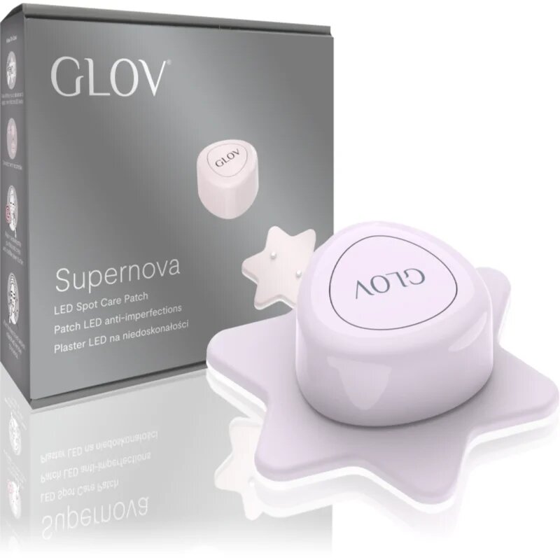 GLOV Supernova Acne Spot Treatment Patch третираща LED маска 1 бр.