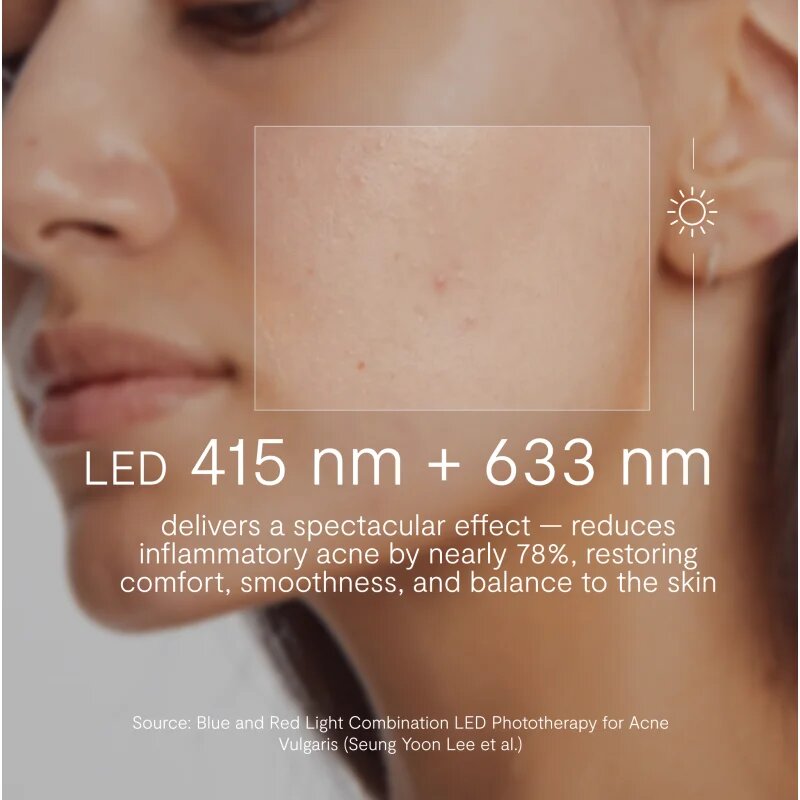 GLOV Supernova Acne Spot Treatment Patch третираща LED маска 1 бр.