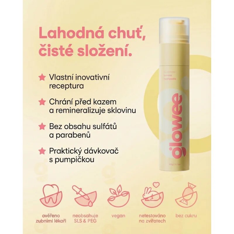 Glowee Banana избелваща паста за зъби 60 гр.
