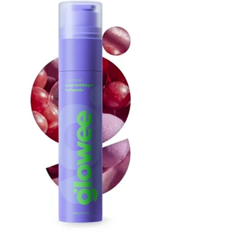 Glowee Grape Bubblegum избелваща паста за зъби Grape Bubblegum 60 гр.
