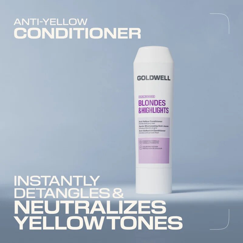 Goldwell Dualsenses Blondes & Highlights Anti-Yellow Conditioner балсам неутрализиращ жълтеникавите оттенъци 200 мл.