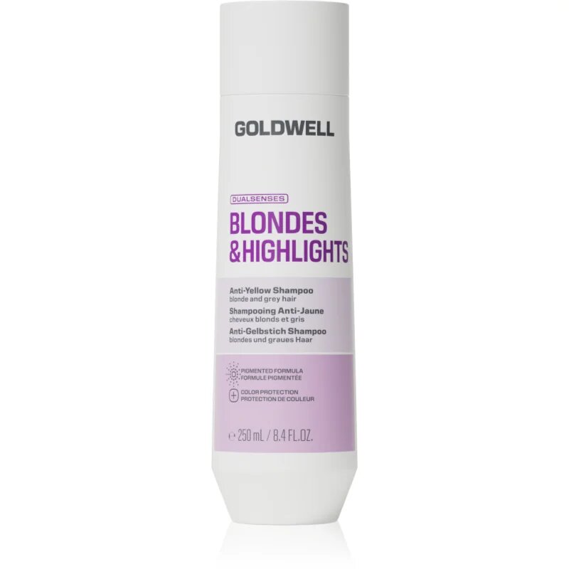 Goldwell Dualsenses Blondes & Highlights Anti-Yellow Shampoo шампоан неутрализиращ жълтеникавите оттенъци 250 мл.