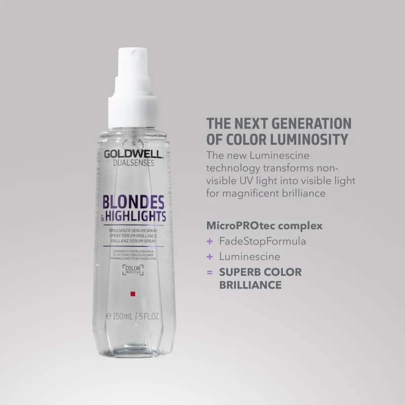 Goldwell Dualsenses Blondes & Highlights серум без отмиване в спрей за блонд коса и коса с кичури 150 мл.