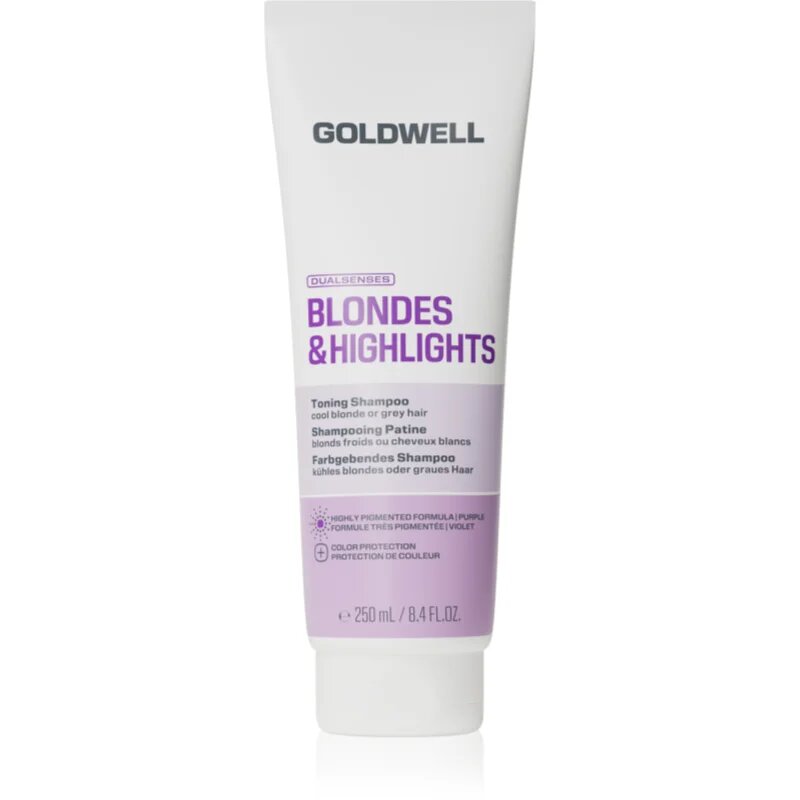 Goldwell Dualsenses Blondes & Highlights Toning Shampoo лилав тониращ шампоан 250 мл.