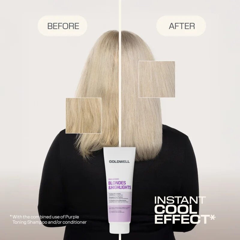 Goldwell Dualsenses Blondes & Highlights Toning Shampoo лилав тониращ шампоан 250 мл.