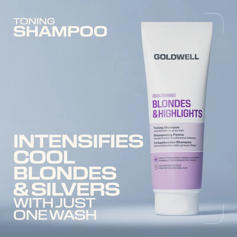 Goldwell Dualsenses Blondes & Highlights Toning Shampoo лилав тониращ шампоан 250 мл.