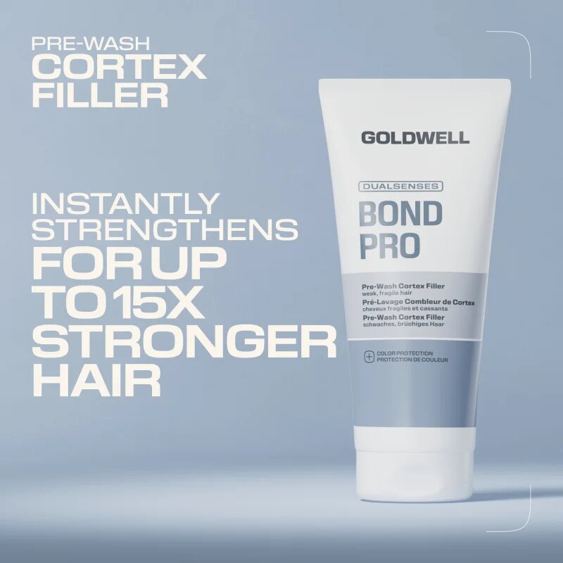 Goldwell Dualsenses Bond Pro Pre-Wash Cortex Filler грижа за използване преди нанасянето на шампоан с регенериращ ефект 100 гр.