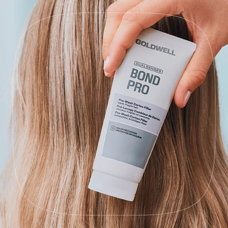 Goldwell Dualsenses Bond Pro Pre-Wash Cortex Filler грижа за използване преди нанасянето на шампоан с регенериращ ефект 100 гр.