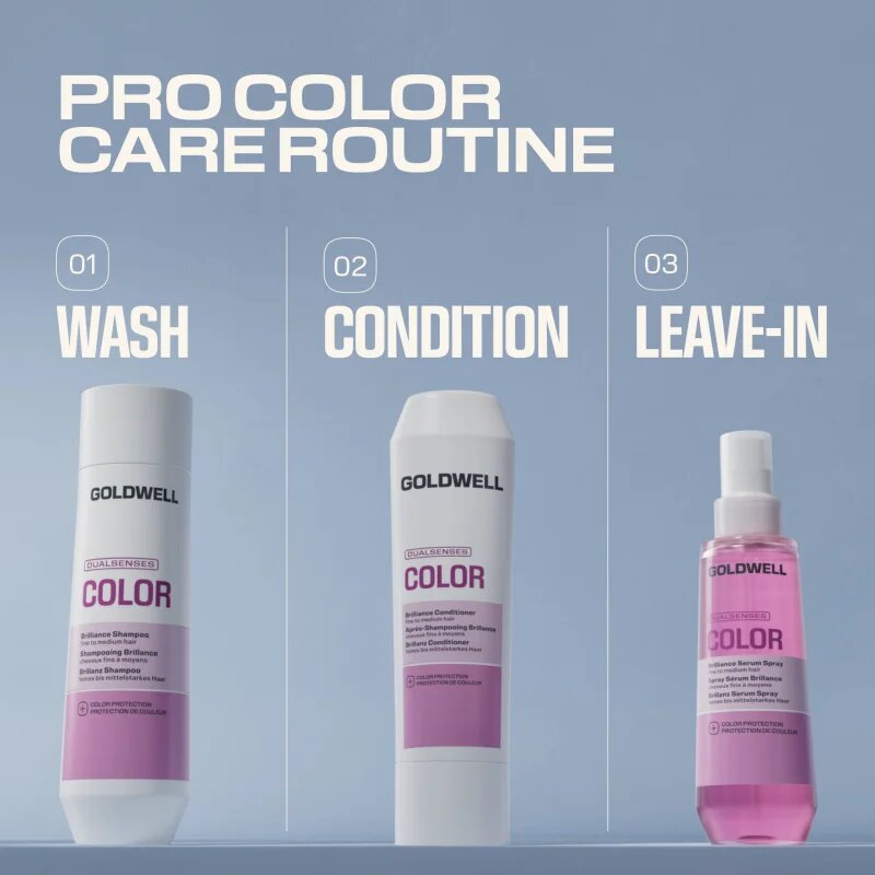 Goldwell Dualsenses Color Brilliance Serum Spray серум без отмиване в спрей за сияен блясък 150 мл.