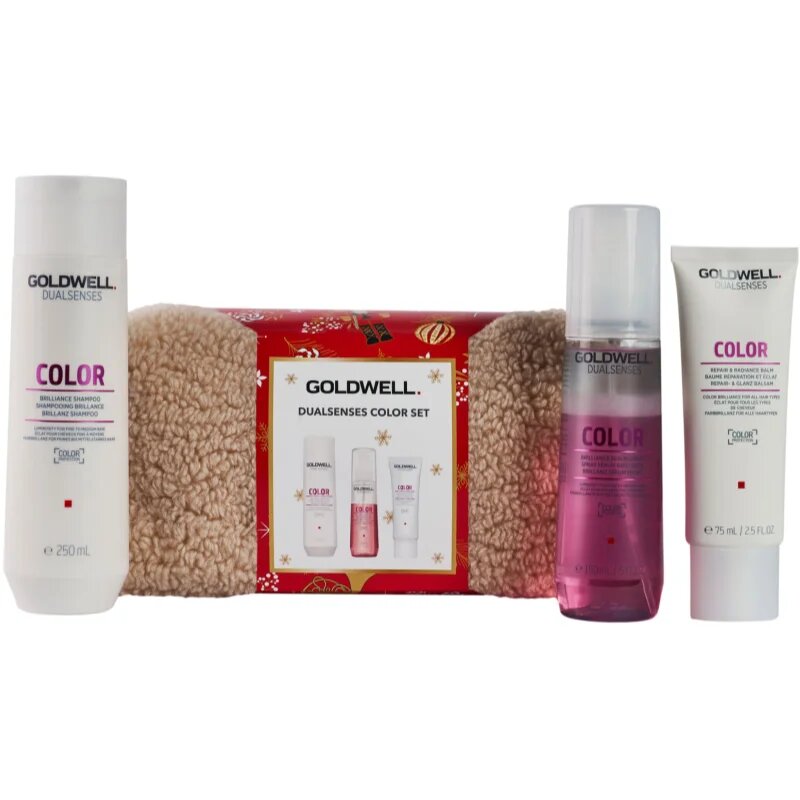 Goldwell Dualsenses Color подаръчен комплект за боядисана коса за жени 3 бр.
