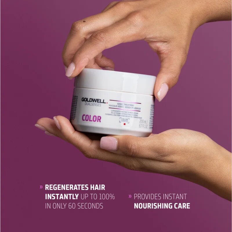 Goldwell Dualsenses Color регенерираща маска за нормална към фина боядисана коса 200 мл.
