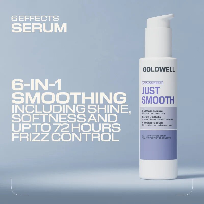 Goldwell Dualsenses Just Smooth 6 Effects Serum серум за коса против цъфтене 100 мл.