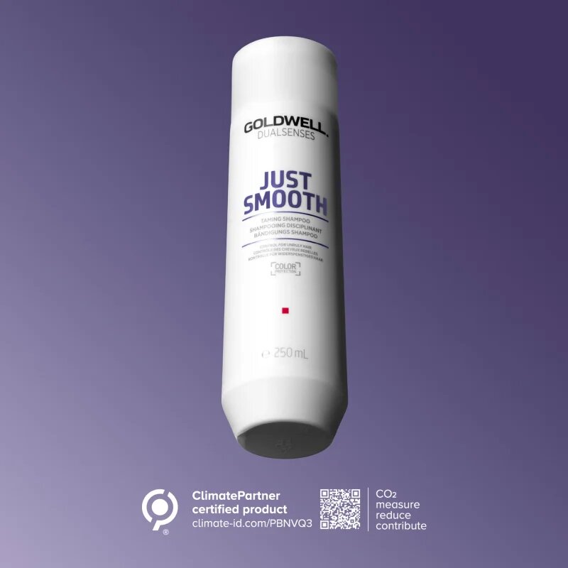 Goldwell Dualsenses Just Smooth изглаждащ шампоан за непокорна коса 250 мл.