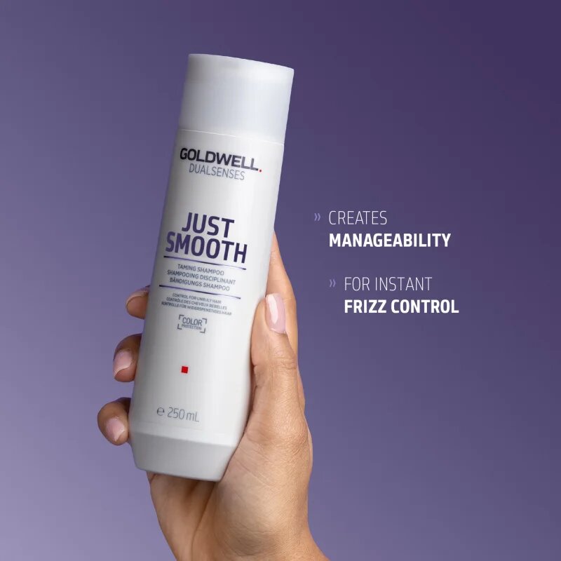 Goldwell Dualsenses Just Smooth изглаждащ шампоан за непокорна коса 250 мл.