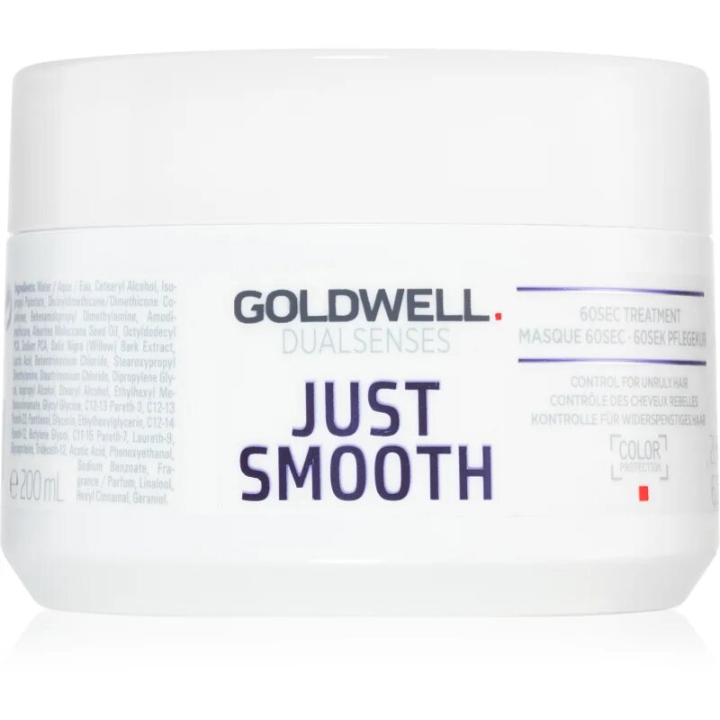 Goldwell Dualsenses Just Smooth изглаждаща маска за непокорна коса 200 мл.