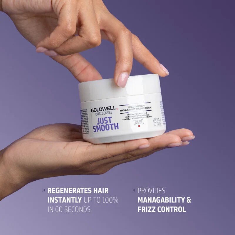 Goldwell Dualsenses Just Smooth изглаждаща маска за непокорна коса 200 мл.