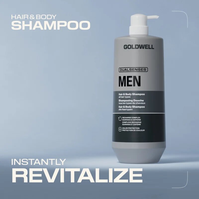 Goldwell Dualsenses Men Hair & Body Shampoo душ гел и шампоан 2 в 1 1000 мл.