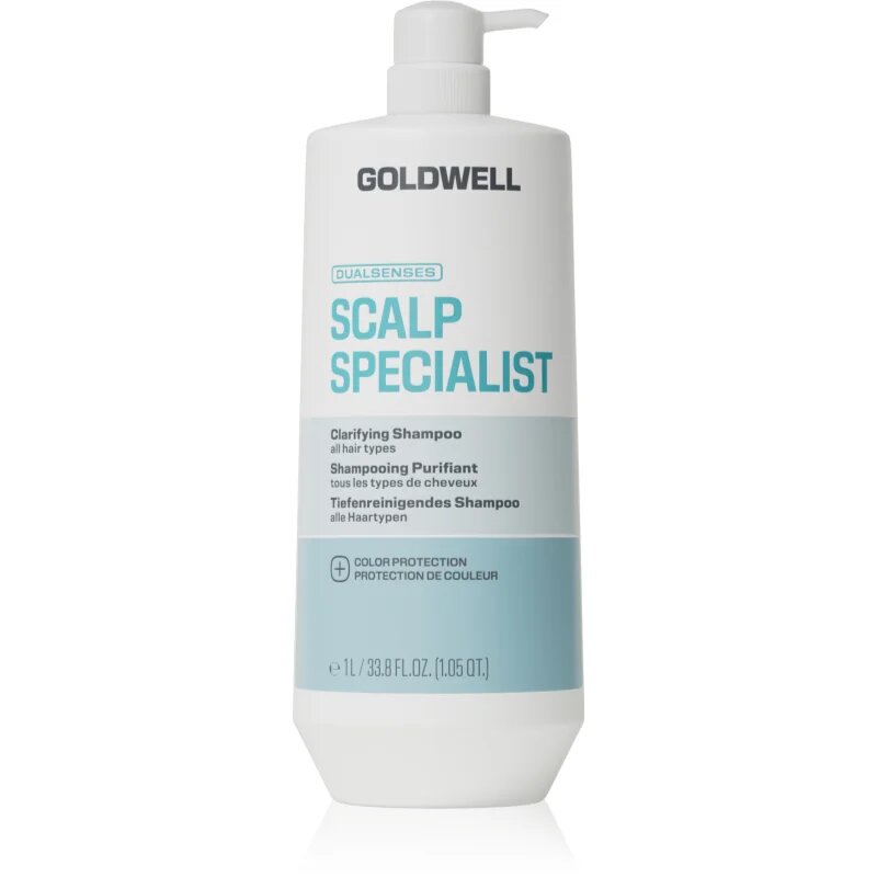 Goldwell Dualsenses Scalp Specialist Clarifying Shampoo дълбоко почистващ шампоан 1000 мл.