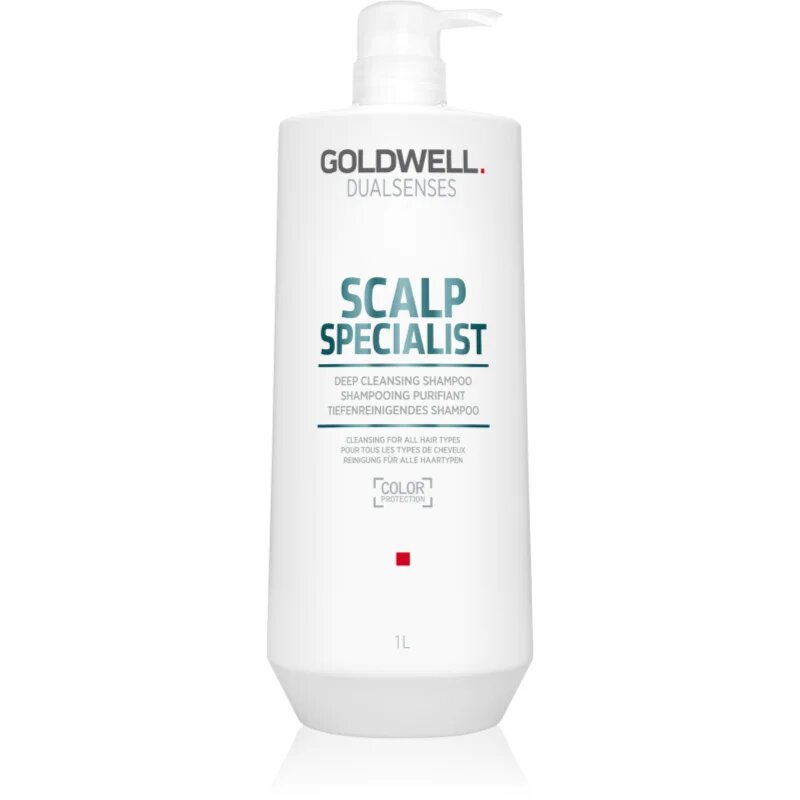 Goldwell Dualsenses Scalp Specialist дълбоко почистващ шампоан за всички видове коса 1000 мл.