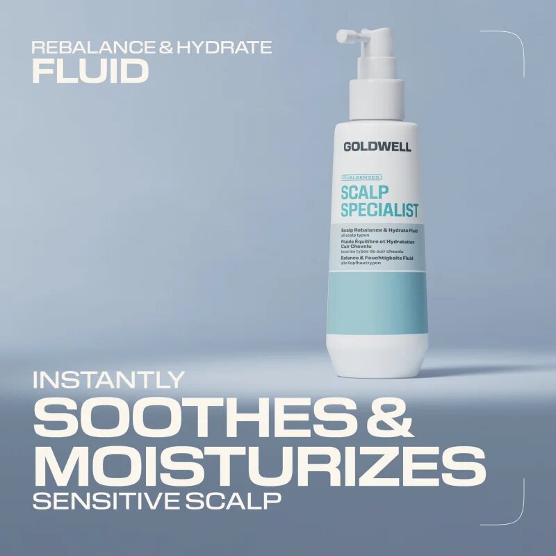 Goldwell Dualsenses Scalp Specialist Rebalance & Hydrate Fluid хидратиращ флуид за възобновяване на скалпа 150 мл.