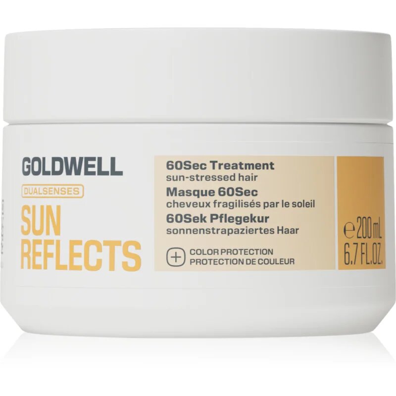Goldwell Dualsenses Sun Reflects 60Sec Treatment интензивна регенерираща грижа за изтощена от слънце коса 200 мл.