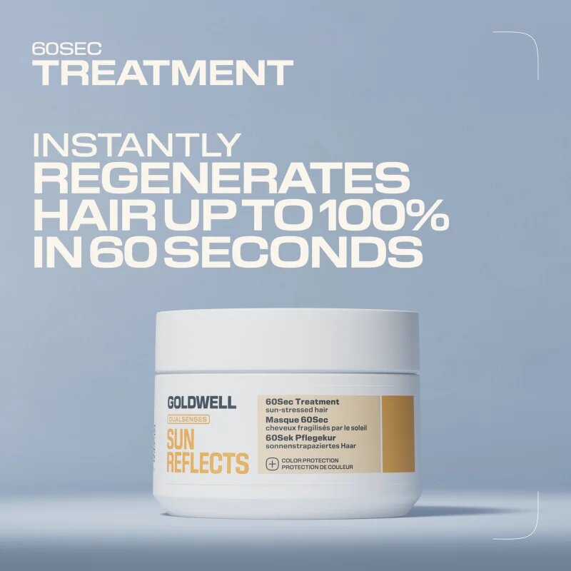 Goldwell Dualsenses Sun Reflects 60Sec Treatment интензивна регенерираща грижа за изтощена от слънце коса 200 мл.