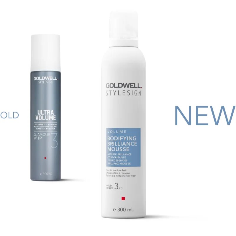 Goldwell StyleSign Bodifying Brilliance Mousse пяна за обем за коса за сияен блясък 300 мл.