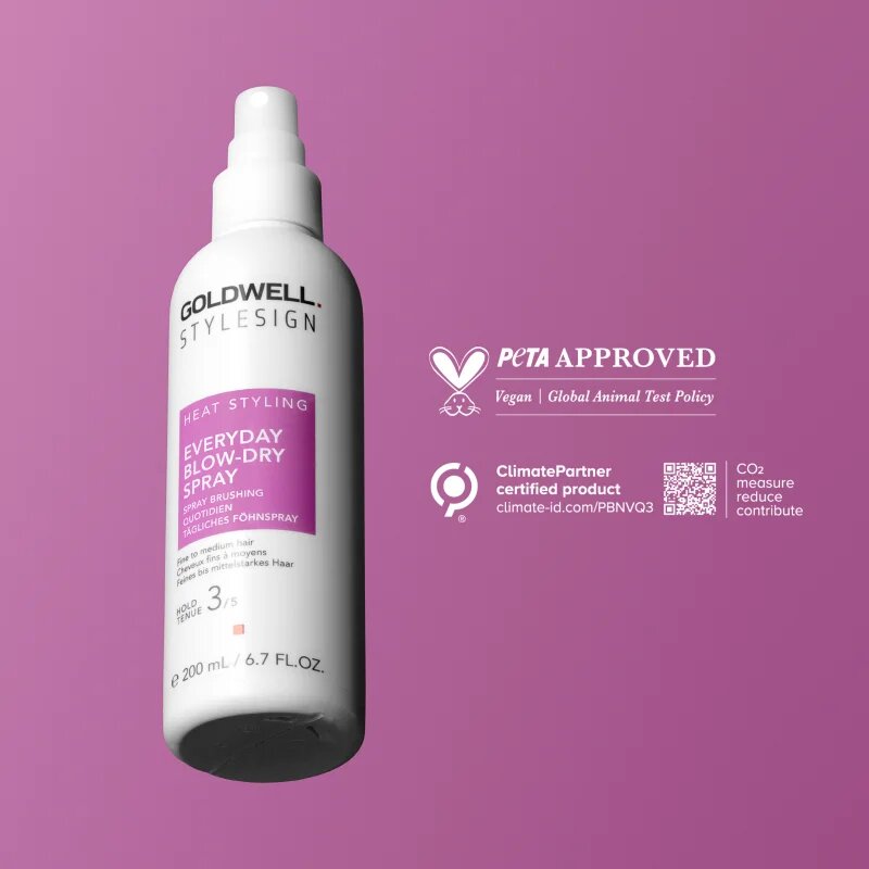 Goldwell StyleSign Everyday Blow-Dry Spray стилизиращ защитен спрей за коса 200 мл.