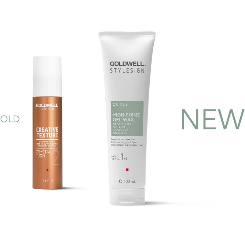 Goldwell StyleSign High-shine Gel Wax гел восък за чуплива и къдрава коса 100 мл.