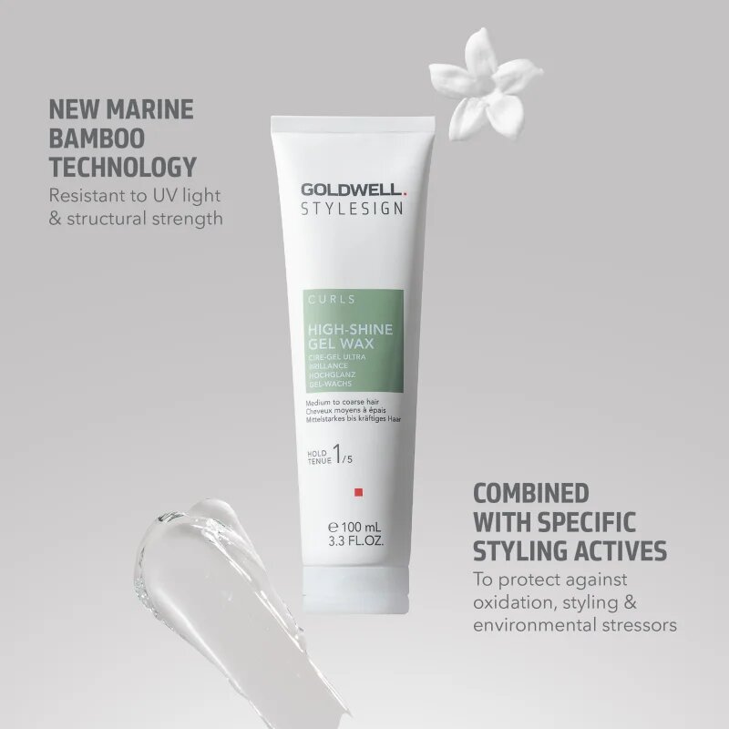 Goldwell StyleSign High-shine Gel Wax гел восък за чуплива и къдрава коса 100 мл.