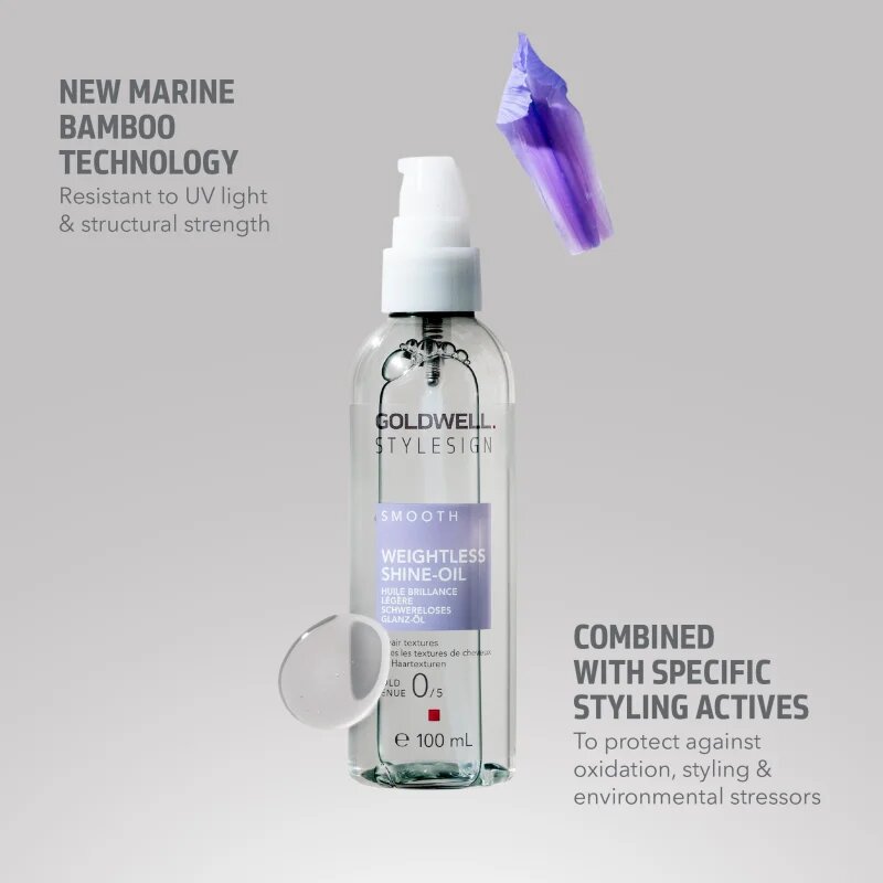 Goldwell StyleSign Weightless Shine-Oil подхранващо масло за коса за блясък и мекота на косата 100 мл.