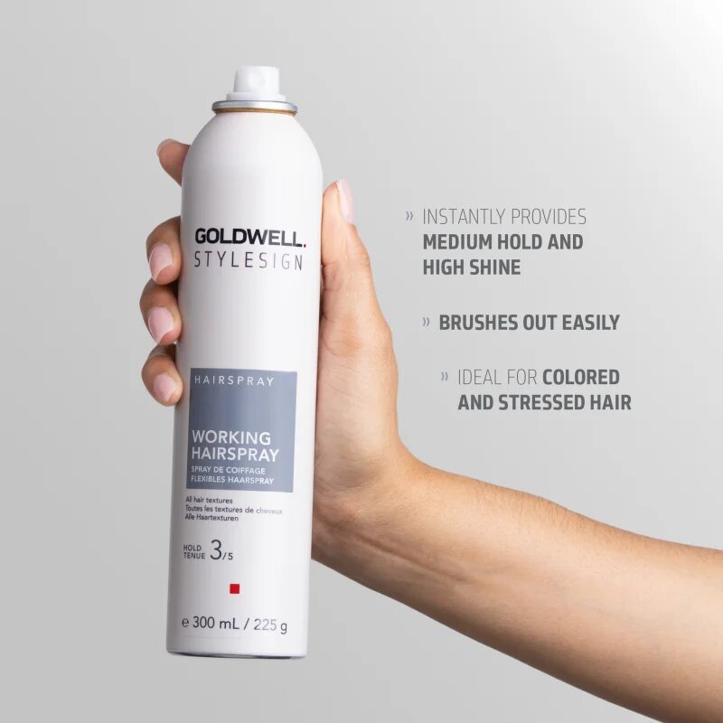Goldwell StyleSign Working Hairspray лак за коса за фиксиране и оформяне 300 мл.
