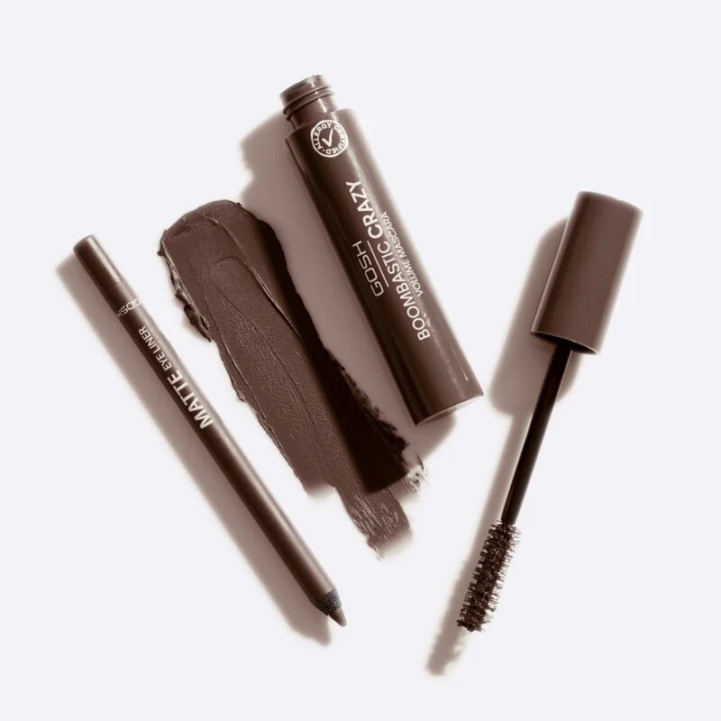 GOSH COPENHAGEN Boombastic спирала за обем и извиване на мигли цвят 005 Chocolate Brown 13 мл.