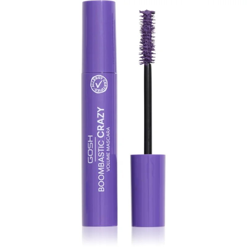 GOSH COPENHAGEN Boombastic спирала за обем и извиване на мигли цвят 006 Dusty Violet 13 мл.