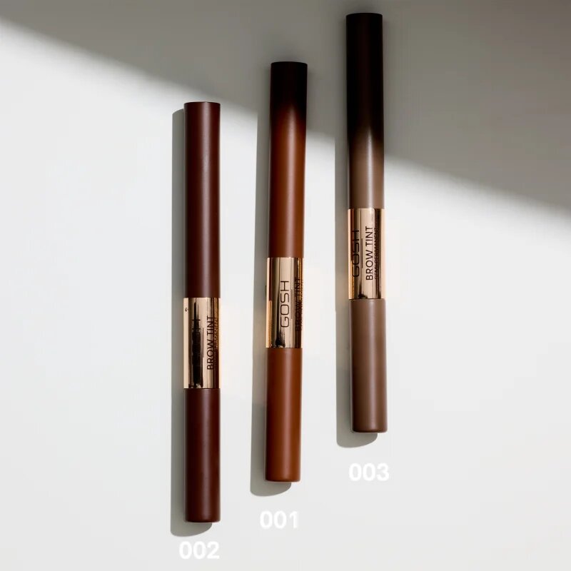 GOSH COPENHAGEN Brow Tint цвят за вежди нанасяща писалка цвят 002 Dark Brown 2.9 гр.