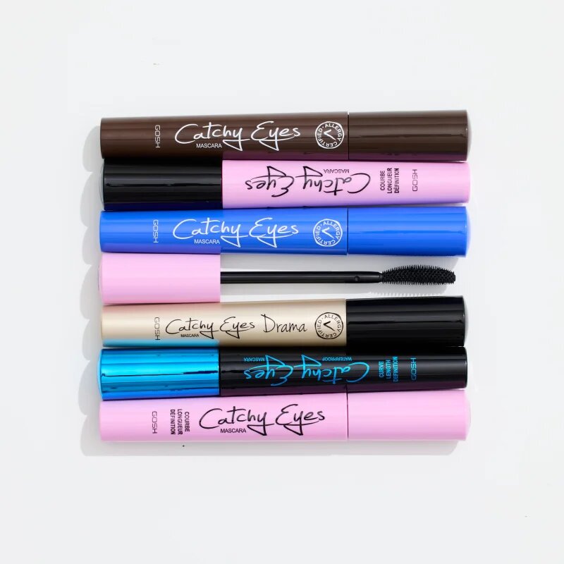 GOSH COPENHAGEN Catchy Eyes Allergy Certified спирала придаваща обем за чувствителни очи цвят 002 Brown 8 мл.