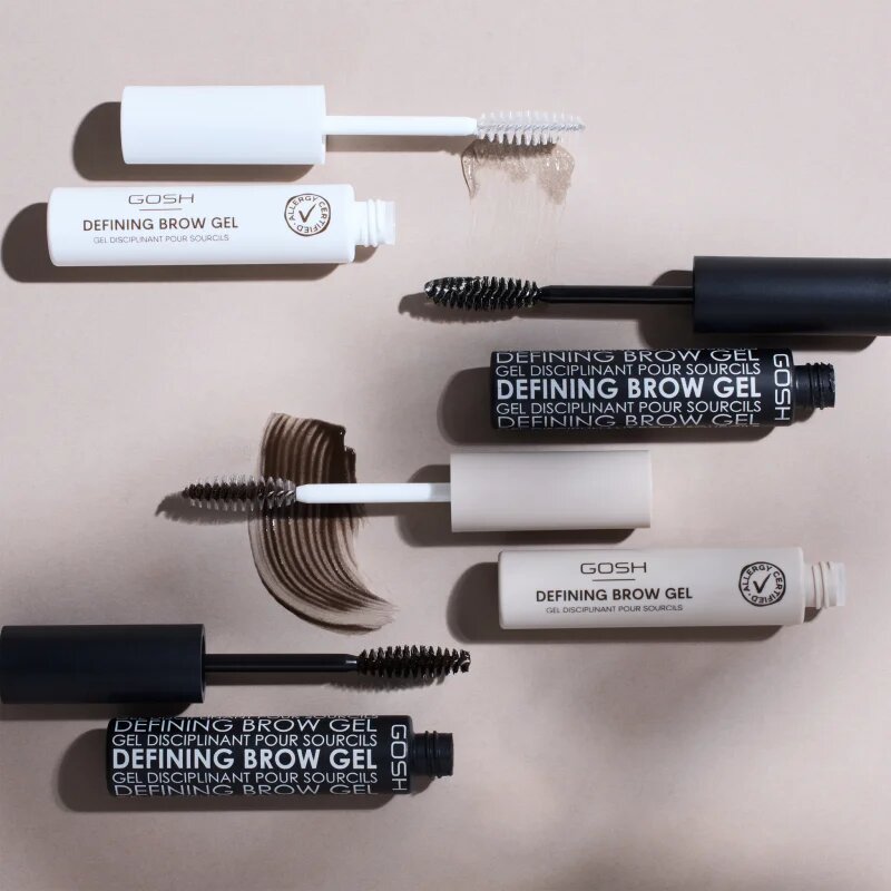 GOSH COPENHAGEN Defining Brow Gel гел за вежди цвят 001 Transparent 8 мл.