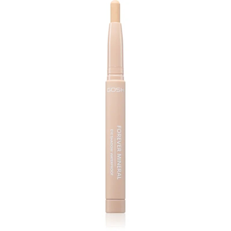 GOSH COPENHAGEN Forever Mineral Matte дълготрайни сенки за очи в молив цвят 012 Matt Beige 1.4 гр.