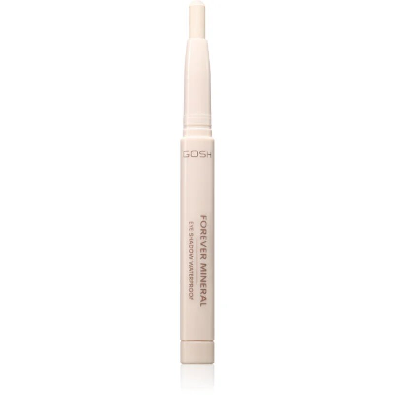GOSH COPENHAGEN Forever Mineral Shimmer сенки за очи с блясък с молив цвят 001 Pearly White 1.4 гр.