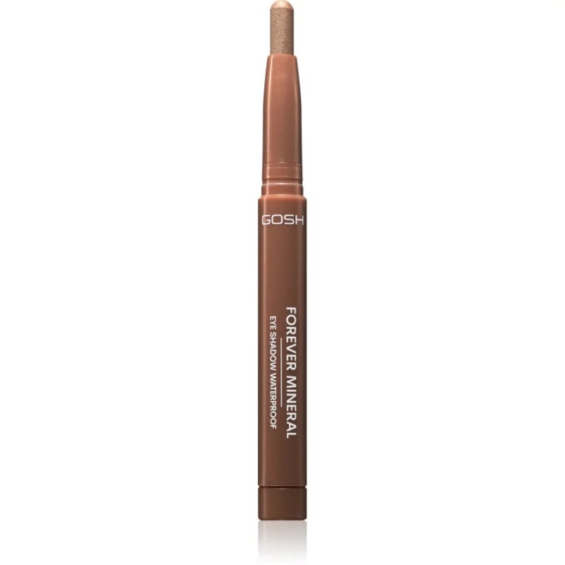 GOSH COPENHAGEN Forever Mineral Shimmer сенки за очи с блясък с молив цвят 004 Light Copper 1.4 гр.